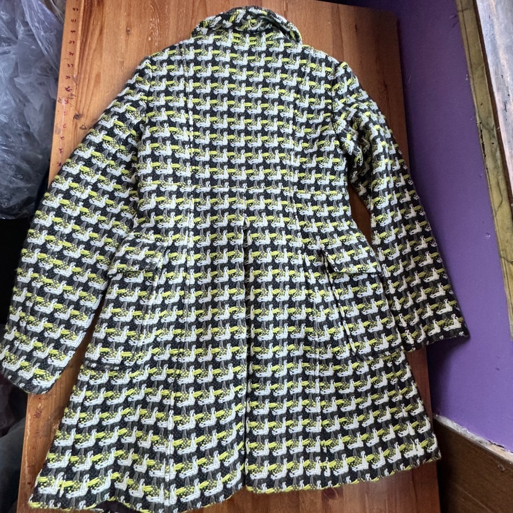 Tibi wool plaid dress coat size 4 nwt - Picture 13 of 16